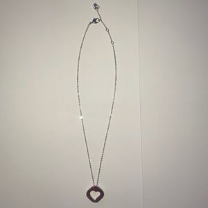 Swarovski crystal heart pendant necklace